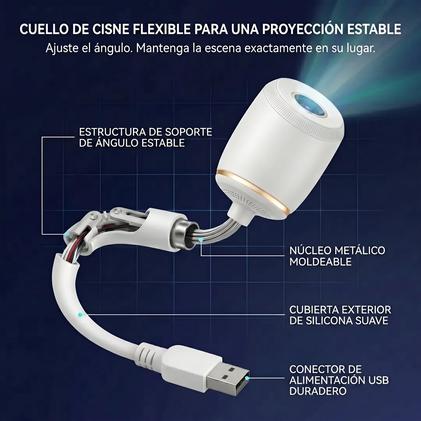 𝑺𝑪𝑵𝑫𝑹® 🔊 Proyector Holográfico Nocturno 5D Inteligente HD ✨ Proyección Dinámica de Galaxias y Luces Ambientales para Crear un Ambiente Mágico en Casa 🔥