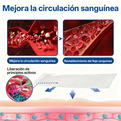 Tainun® VeinTarget Parche de Microagujas Herbal para las Venas 🌿 El primer parche de microagujas con hierbas alpinas certificado por la Unión Europea 🇪🇺 Clínicamente probado con una tasa de éxito de hasta el 96% 📊 Resultados visibles en 7–14 días 🔥